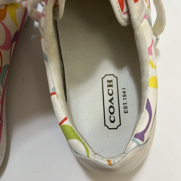 ✨ Preowned ✨ Coach Barrett Multi Color Sneakers - Picture 5 of 9